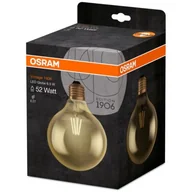 Żarówki LED - Osram Vintage 1906 led cl globe125 fil gold 55 non-dim 7w/825 e27 - miniaturka - grafika 1