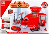 Tory, garaże, parkingi - Mega Creative, Parking Straż pożarna z akcesoriami, 502212 - miniaturka - grafika 1