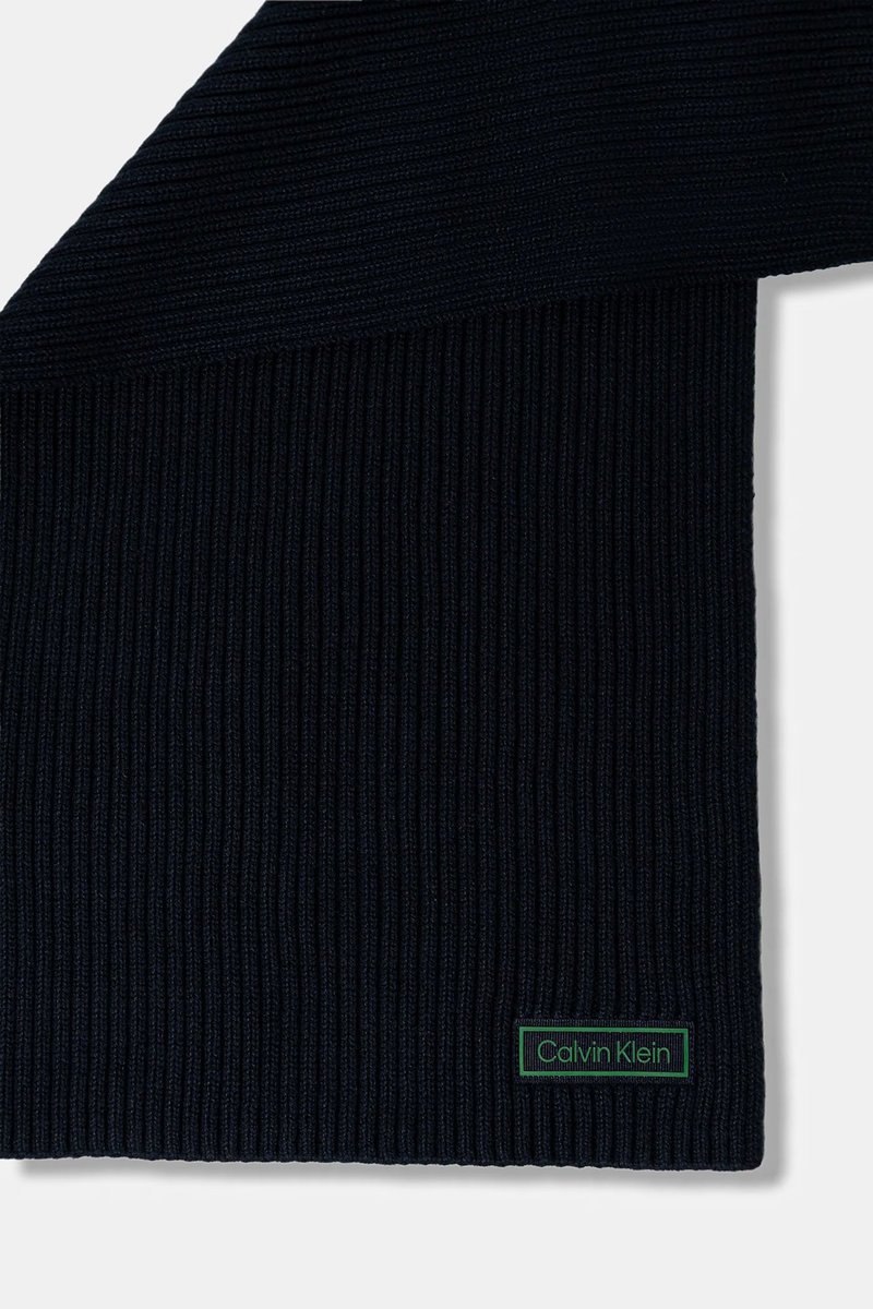 Szalik męski calvin klein Sciarpa lv04d8055g cef niebieski