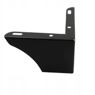 Meble modułowe i akcesoria - Noga meblowa narożna nóżka stopka czarny mat wysokość 7,5 cm - miniaturka - grafika 1