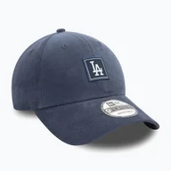 Czapki damskie - Czapka z daszkiem New Era Cord Patch 9FORTY Los Angeles Dodgers dark blue WYSYŁKA W 24H 30 DNI NA ZWROT - miniaturka - grafika 1