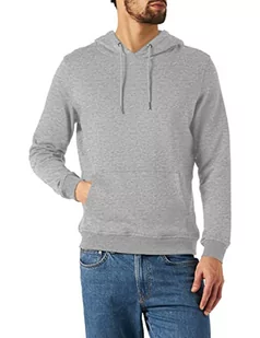 Urban Classics Męska bluza z kapturem Basic Sweat Hoody, szary (Grey 00111), M - Bluzy męskie - miniaturka - grafika 1