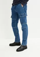 Spodnie damskie - Dżinsy bojówki Loose Fit z bawełny z recyklingu, Straight - bonprix - miniaturka - grafika 1