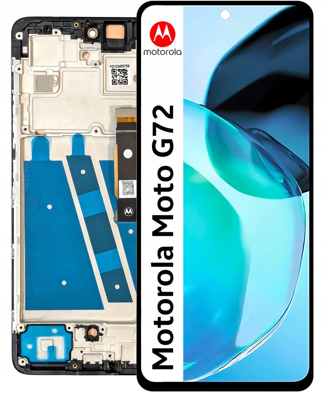 Wyświetlacz do Motorola Moto G72 Ekran LCD Incell Ramka Zila XT2255-1 5904858381456