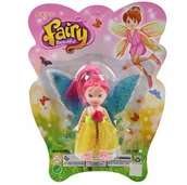 Lalki dla dziewczynek - WRÓŻKA MINI LALKA BAJKOWA LALECZKA ZE SKRZYDŁAMI RÓŻNE KOLORY - miniaturka - grafika 1
