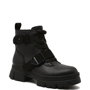 UGG Skórzane botki ashton lace up - Botki damskie - miniaturka - grafika 1