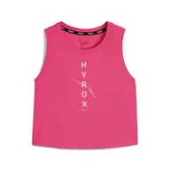 Koszulki sportowe damskie - Damska koszulka bez rękawów PUMA x HYROX CLOUDSPUN PUMA Sunset Glow Pink - miniaturka - grafika 1