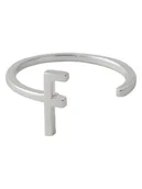 Sygnety - Design Letters Srebrny pierścionek "A-Z" - miniaturka - grafika 1