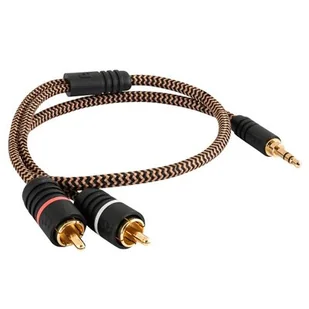 Kabel Jack 3.5 mm - 2x RCA PROSON Arctic 0.5m - Kable - miniaturka - grafika 1