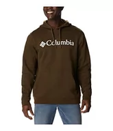 Bluzy męskie - Columbia Męska bluza z kapturem Trek, oliwkowa zieleń/logo Ccscc, XL - miniaturka - grafika 1