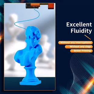 ERYONE 1.75mm High Speed PLA  3D Printing Filament 1KG Azure Blue - Filamenty i akcesoria do drukarek 3D - miniaturka - grafika 4