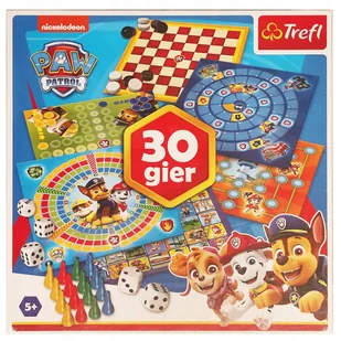 30 gier Psi Patrol, gra planszowa, Trefl, 02415 - Gry planszowe - miniaturka - grafika 1