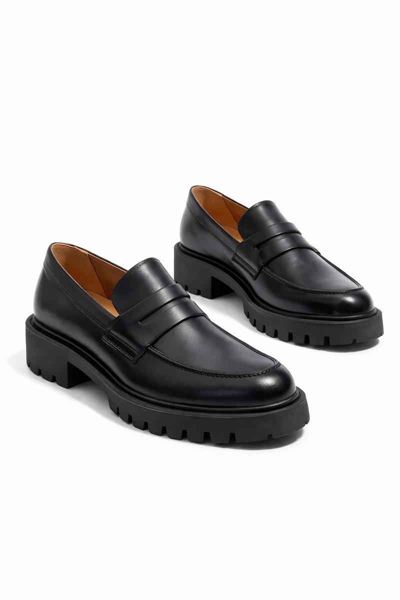 ALLSAINTS LOLA SLIP ON CZARNE SKÓRZANE MOKASYNY DAMSKIE 36 I4A