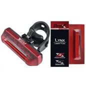 Latarki - Lampa Tylna /Akumulator/ Prox Lynx Cob Led 30Lm Usb, Czarna - miniaturka - grafika 1