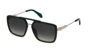 Okulary JUST CAVALLI SJC040-580G61. Okulary przeciwsłoneczne, Kolor złoty. Mężczyzna. - Okulary przeciwsłoneczne - miniaturka - grafika 1