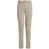 Spodnie sportowe damskie - Spodnie damskie Craghoppers NosiLife Pro Convertible Trouser III Rozmiar: XXL / Kolor: beżowy - miniaturka - grafika 1