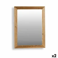 Lustra - Lustro ścienne Canada brązowe 60 x 80 x 2 cm (2 sztuki) - miniaturka - grafika 1