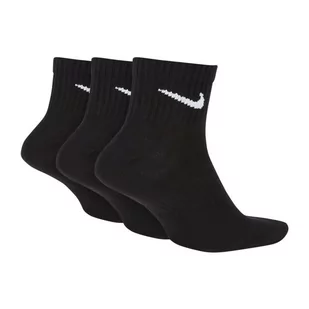 Skarpety Nike Everyday Lightweight Ankle 3Pak M SX7677 (kolor Czarny, rozmiar 39 - 42) - Skarpetki damskie - miniaturka - grafika 1