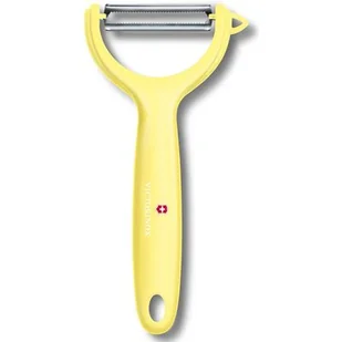 Victorinox - swiss classic - obieraczka uniwersalna - ząbkowane ostrze - jasnożółty kod: 7.6079.82 - Obieraczki - miniaturka - grafika 1