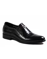 Mokasyny męskie - MOKASYNY JOHN DOUBARE BY BROOMAN - YGC-Z253-351-1 BLACK - Brooman - miniaturka - grafika 1