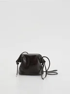 Torebki damskie - Reserved - Torebka bucket - ciemnobrązowy - miniaturka - grafika 1