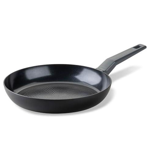 Fackelmann Statement patelnia 28 cm – patelnia z powłoką ceramiczną – aluminium z recyklingu z powłoką zapobiegającą przywieraniu, struktura dna o strukturze plastra miodu – do wszystkich rodzajów