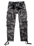 Spodnie męskie - spodnie bojówki PURE SLIM FIT TROUSERS darkcamo-XL - miniaturka - grafika 1