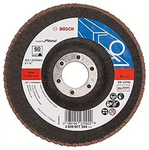 Bosch tarcza szlifierska Metal 125mm 60 tkanina prosta - Materiały ścierne - miniaturka - grafika 1