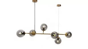 Lumina Deco Deco NOWOCZESNA LAMPA WISZĄCA MOSIĘŻNA CEREDO W6 LDP 6034-6 (MD) - Lampy sufitowe - miniaturka - grafika 1