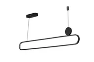 Lampy sufitowe - Lampa wisząca ledowa Nicodemo AZ5450 39W czarna - miniaturka - grafika 1
