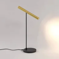Lampy stojące - Molto Luce lampa stołowa LED Meyjo T, czarny/złoty, aluminium - miniaturka - grafika 1
