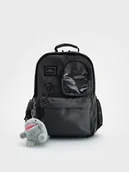 Plecaki - Reserved - Plecak z brelokiem - ciemnoszary - miniaturka - grafika 1