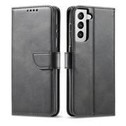 Etui i futerały do telefonów - Hurtel Case Magnet elegancki futerał etui pokrowiec z klapką i funkcją podstawki Samsung Galaxy S22+ (S22 Plus) czarny - miniaturka - grafika 1