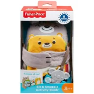 Zabawki interaktywne dla dzieci - Fisher Price Miękkie zwierzatka książeczka aktywizująca GJD37 - miniaturka - grafika 1