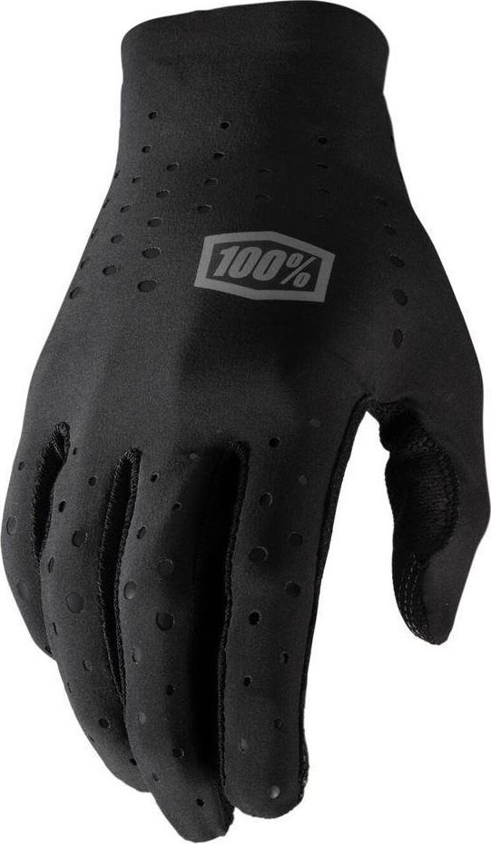 100% Rękawiczki 100% SLING Glove Black roz. XL długość dłoni 200-209 mm NEW