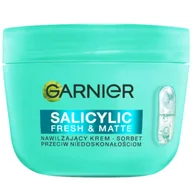 Kremy do twarzy - Garnier Salicylic Fresh & Matte Nawilżający krem-sorbet przeciw niedoskonałościom - miniaturka - grafika 1