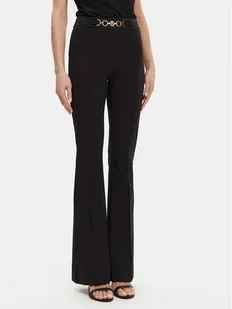 Fracomina Spodnie materiałowe FR25SVA006W51501 Czarny Flare Fit - Spodnie damskie - miniaturka - grafika 1