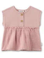 Kaftaniki dla niemowląt - Sanetta Kidswear Top w kolorze jasnoróżowym - miniaturka - grafika 1