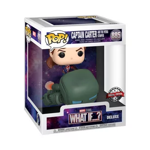 Funko POP! Deluxe, figurka kolekcjonerska, Marvel What If…?, Capt. Carter, 885 - Figurki kolekcjonerskie - miniaturka - grafika 1
