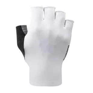 Rękawiczki rowerowe SHIMANO Advanced ( M) Biały - Rękawiczki rowerowe - miniaturka - grafika 1