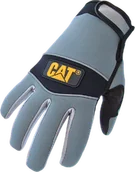 Rękawice robocze - CAT Rękawice Synthetic Leather Pad, Neoprene Back l - miniaturka - grafika 1