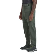 Spodnie sportowe męskie - Męskie spodnie z odpinanymi nogawkami Jack Wolfskin HIKEOUT ZIP AWAY PANTS M slate green - 50S - miniaturka - grafika 1