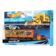 Tory, garaże, parkingi - Mattel Hot Wheels Super Rigs Drivin Wild BDW51 BDW63 - miniaturka - grafika 1