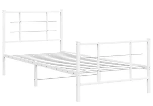 Białe metalowe łóżko loftowe 90x200 cm - Alester - Łóżka - miniaturka - grafika 1