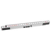 Poziomice, łaty, miary - Miara stolarska drewniana składana 1 m Waart - miniaturka - grafika 1