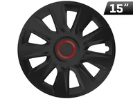 Kołpaki samochodowe - Kołpak Stratos RR black 15``, 1 szt. - miniaturka - grafika 1
