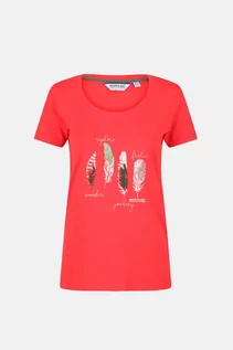 Koszulki sportowe damskie - Regatta T-shirt - Czerwony jasny - Kobieta - 46 EUR(3XL) - RWT190-4BV - grafika 1