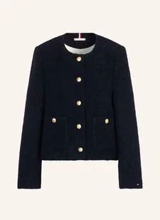 Tommy Hilfiger Żakiet Pudełkowy Z Bouclé blau - Marynarki i żakiety damskie - miniaturka - grafika 1