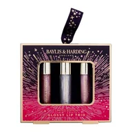 Zestawy kosmetyków damskich - Baylis & Harding Moonlight Fig Glossy Lip Trio Zestaw błyszczyk do ust 3 x 2,5 ml - miniaturka - grafika 1