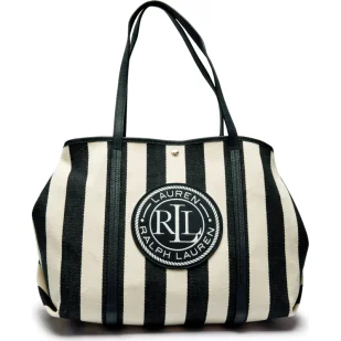 LAUREN RALPH LAUREN Shopperka EMERIE z dodatkiem skóry - Torebki damskie - miniaturka - grafika 1